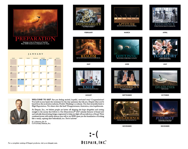 2027 Demotivators® Wall Calendar