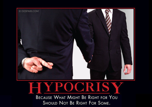 Hypocrisy