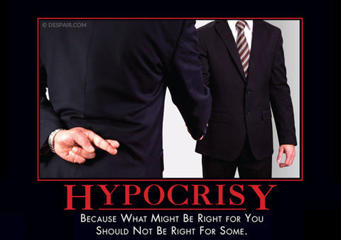 Hypocrisy