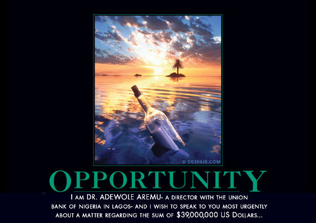 dsipair inc posters Retirement 24x30 Demotivational Poster So the best of us have to carry the rest of us. Opportunity