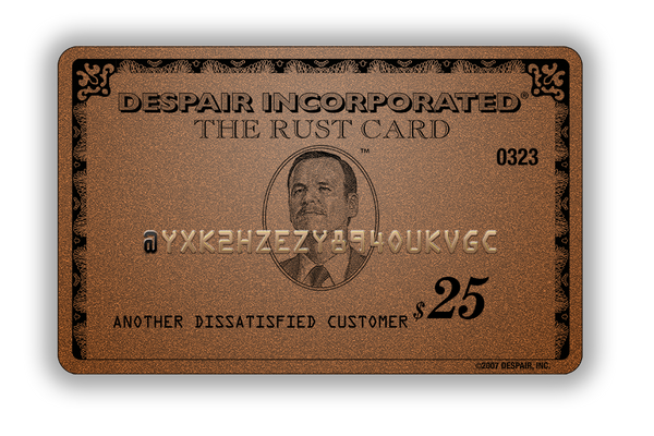 The Rust Card ($25)